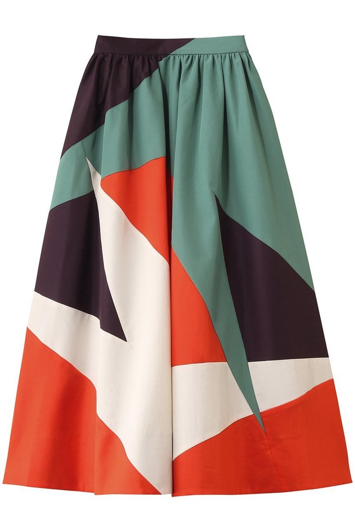 【ランバン オン ブルー/LANVIN en Bleu】のLES MOUETTESフレアスカート インテリア・キッズ・メンズ・レディースファッション・服の通販 founy(ファニー) https://founy.com/ ファッション Fashion レディースファッション Fashion for Women スカート Skirts Aライン・フレアスカート A-Line & Flared Skirts ロングスカート Long Skirts / Maxi & Midi Skirts ファブリック Fabric, Textile フレア Flare, Flared モダン Modern, Contemporary ロング Long, Long-Length |ID: prp329100004606181 ipo3291000000035964252