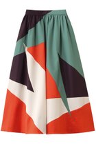 【ランバン オン ブルー/LANVIN en Bleu】のLES MOUETTESフレアスカート グリーン|ID: prp329100004606181 ipo3291000000035964253