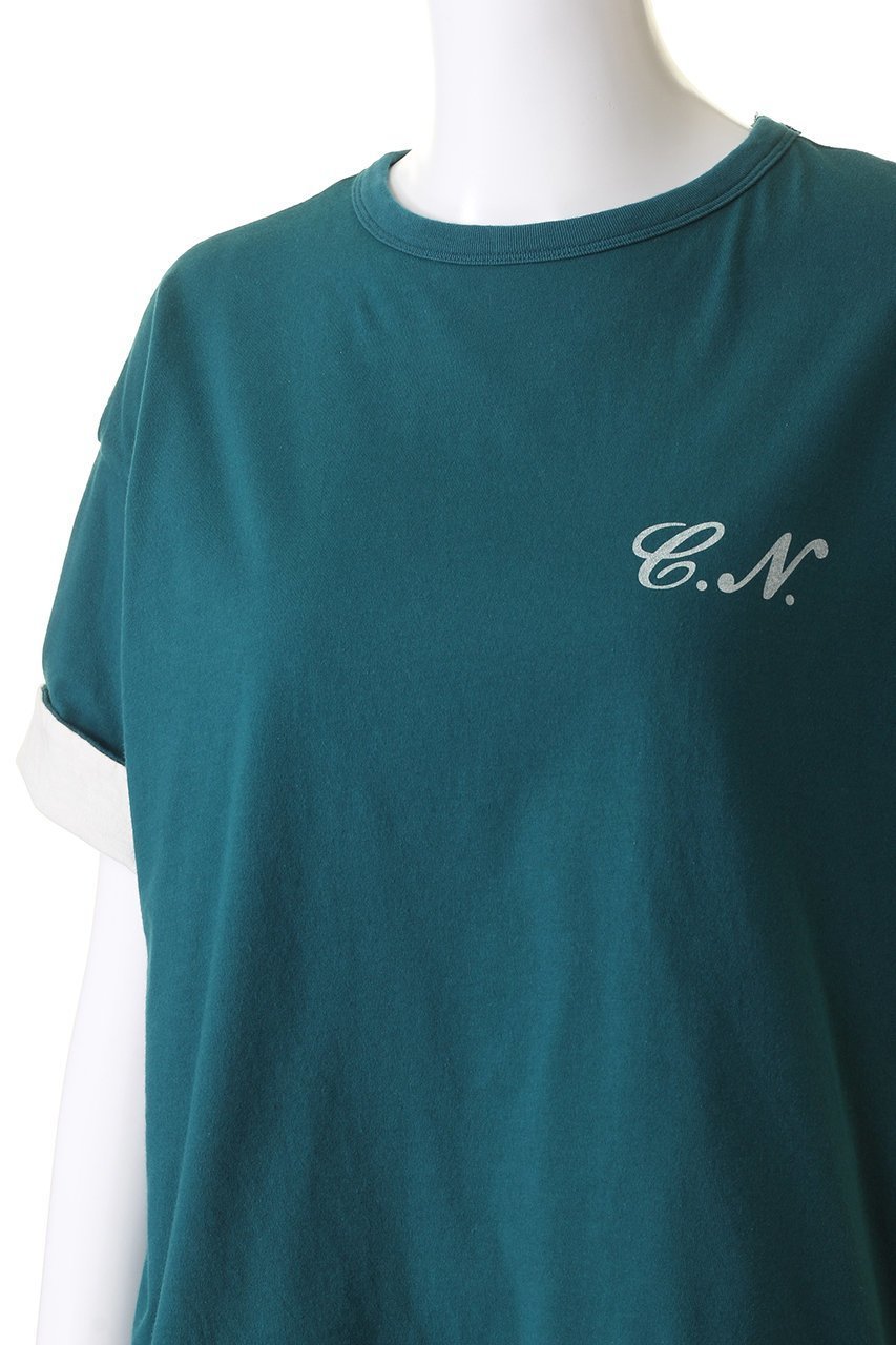 【セント ジョンズ サードクラブ/ST.JOHNS 3RD CLUB】のC.N×Athletic Club ショート リバーシブルTシャツ 人気、トレンドファッション・服の通販 founy(ファニー) 　ファッション　Fashion　レディースファッション　Fashion for Women　トップス・カットソー　Cut & Sew Tops　シャツ・ブラウス・オフィスカジュアル　Elegant Blouses & Button-Ups　ロングTシャツ・Tシャツ　Longline T-Shirts & Tees　カットソー・ベーシックTシャツ　Cut-and-Sewn Tops / Stretch Tees & Basics　ショルダー　Shoulder, Shoulder Strap　ショート　Short, Short Length　スリーブ　Sleeve, Long Sleeve / Short Sleeve　ドロップ　Drop Shoulder, Dropped Style　バランス　Balance, Style Balance　フロント　Front, Front Design　リバーシブル　Reversible, Two-Sided　リラックス　Relax, Relaxed Fit　other-5|ID: prp329100004606182 ipo3291000000032839846