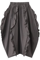 【ランバン オン ブルー/LANVIN en Bleu】のフリルコクーンスカート チャコールグレー|ID: prp329100004606183 ipo3291000000035964260