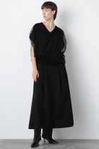 【ヒューエルミュージアム/hueLe Museum】の【STUMBLY】Maxi Flare Chino Skirt 人気、トレンドファッション・服の通販 founy(ファニー) ファッション Fashion レディースファッション Fashion for Women スカート Skirts ロングスカート Long Skirts / Maxi & Midi Skirts センター Center, Center Line マキシ Maxi, Full Length ロング Long, Long-Length thumbnail ブラック|ID: prp329100004606185 ipo3291000000035964268