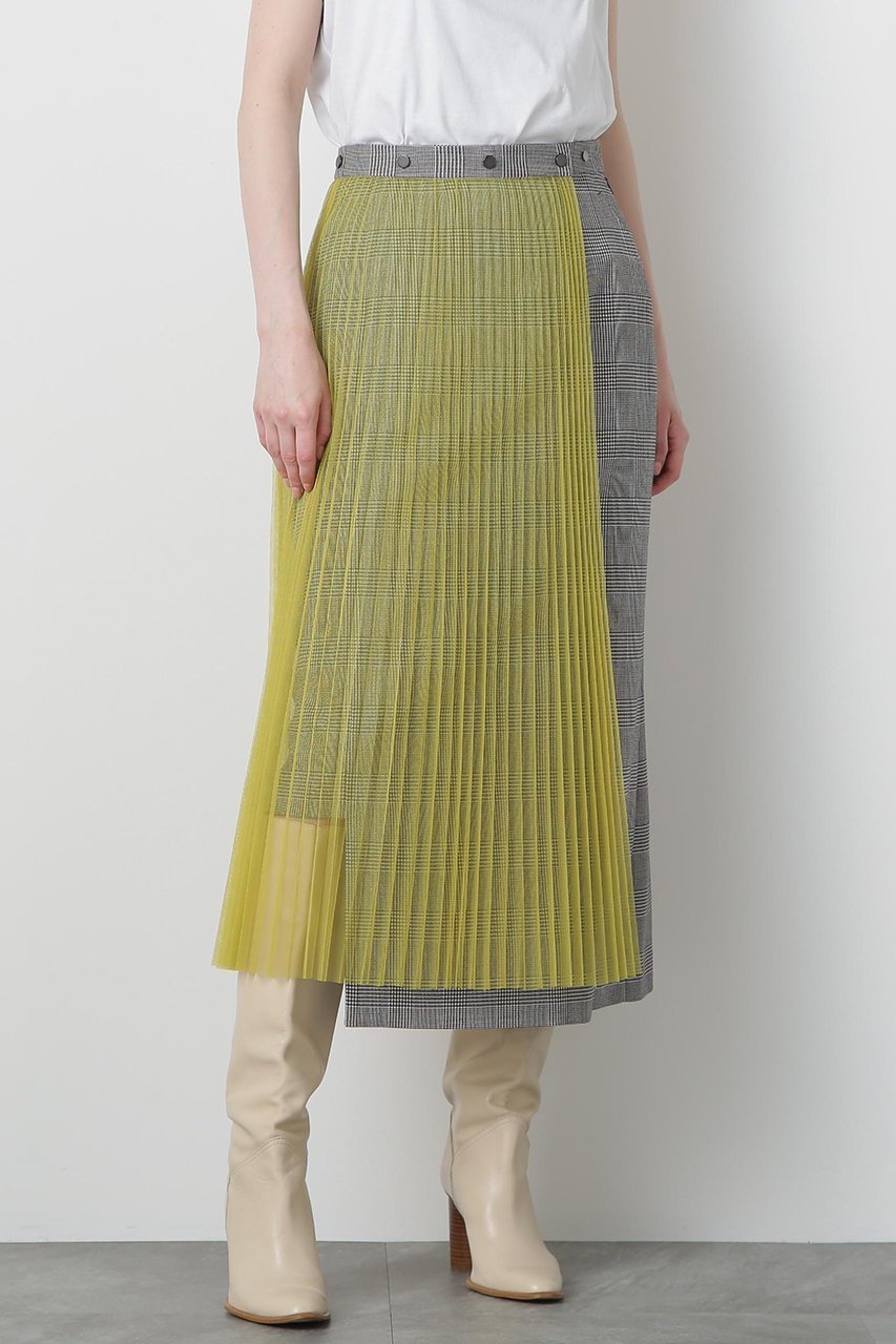 【ヒューエルミュージアム/hueLe Museum】の【STUMBLY】Mix Fabric Combination Skirt 人気、トレンドファッション・服の通販 founy(ファニー) 　ファッション　Fashion　レディースファッション　Fashion for Women　スカート　Skirts　ロングスカート　Long Skirts / Maxi & Midi Skirts　スタンダード　Standard, Basic　ドット　Polka Dot, Dot Pattern　プリント　Print, Printed Pattern　マニッシュ　Mannish, Boyish　ロング　Long, Long-Length　新作・新入荷　New Arrivals / New In　other-5|ID: prp329100004606189 ipo3291000000032840055