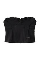 【プランク プロジェクト/PRANK PROJECT】のフリルスウェットビスチェ / Ruffle Sweatshirt Bustier C.GRY(チャコールグレー)|ID: prp329100004606190 ipo3291000000034421747