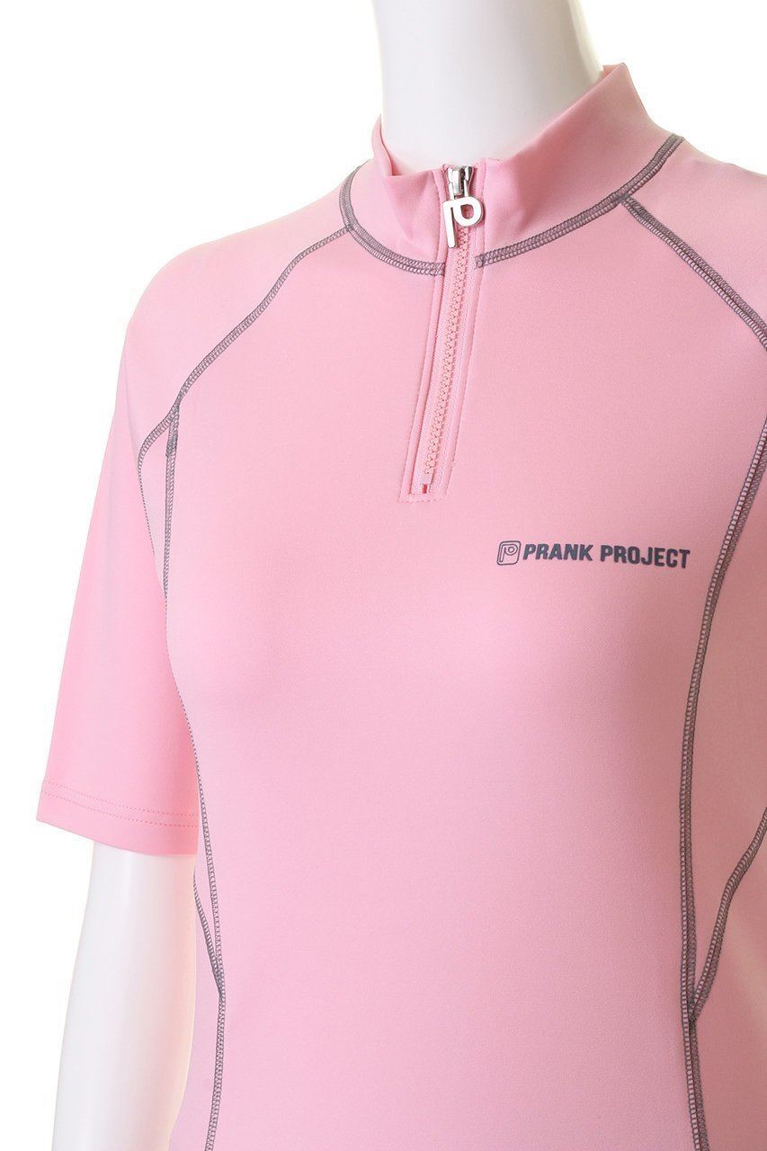 【プランク プロジェクト/PRANK PROJECT】のスキューバハーフジップトップ / Scuba Half Zip Top 人気、トレンドファッション・服の通販 founy(ファニー) 　ファッション　Fashion　レディースファッション　Fashion for Women　トップス・カットソー　Cut & Sew Tops　シャツ・ブラウス・オフィスカジュアル　Elegant Blouses & Button-Ups　ロングTシャツ・Tシャツ　Longline T-Shirts & Tees　カットソー・ベーシックTシャツ　Cut-and-Sewn Tops / Stretch Tees & Basics　おすすめ　Recommended / Our Picks　インナー　Innerwear　キャミ　Camisole, Cami Top　ショート　Short, Short Length　ジャケット　Jacket, Outerwear　ストレッチ　Stretch, Stretchy Fabric　スポーティ　Sporty, Casual Athletic　スラックス　Slacks, Dress Pants　スリーブ　Sleeve, Long Sleeve / Short Sleeve　フェミニン　Feminine, Girly　other-5|ID: prp329100004606193 ipo3291000000032840232