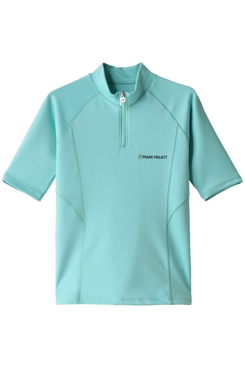 【プランク プロジェクト/PRANK PROJECT】のスキューバハーフジップトップ / Scuba Half Zip Top インテリア・キッズ・メンズ・レディースファッション・服の通販 founy(ファニー) 　ファッション　Fashion　レディースファッション　Fashion for Women　トップス・カットソー　Cut & Sew Tops　シャツ・ブラウス・オフィスカジュアル　Elegant Blouses & Button-Ups　ロングTシャツ・Tシャツ　Longline T-Shirts & Tees　カットソー・ベーシックTシャツ　Cut-and-Sewn Tops / Stretch Tees & Basics　おすすめ　Recommended / Our Picks　インナー　Innerwear　キャミ　Camisole, Cami Top　ショート　Short, Short Length　ジャケット　Jacket, Outerwear　ストレッチ　Stretch, Stretchy Fabric　スポーティ　Sporty, Casual Athletic　スラックス　Slacks, Dress Pants　スリーブ　Sleeve, Long Sleeve / Short Sleeve　フェミニン　Feminine, Girly　M.GRN(ミントグリーン)|ID: prp329100004606193 ipo3291000000036029083