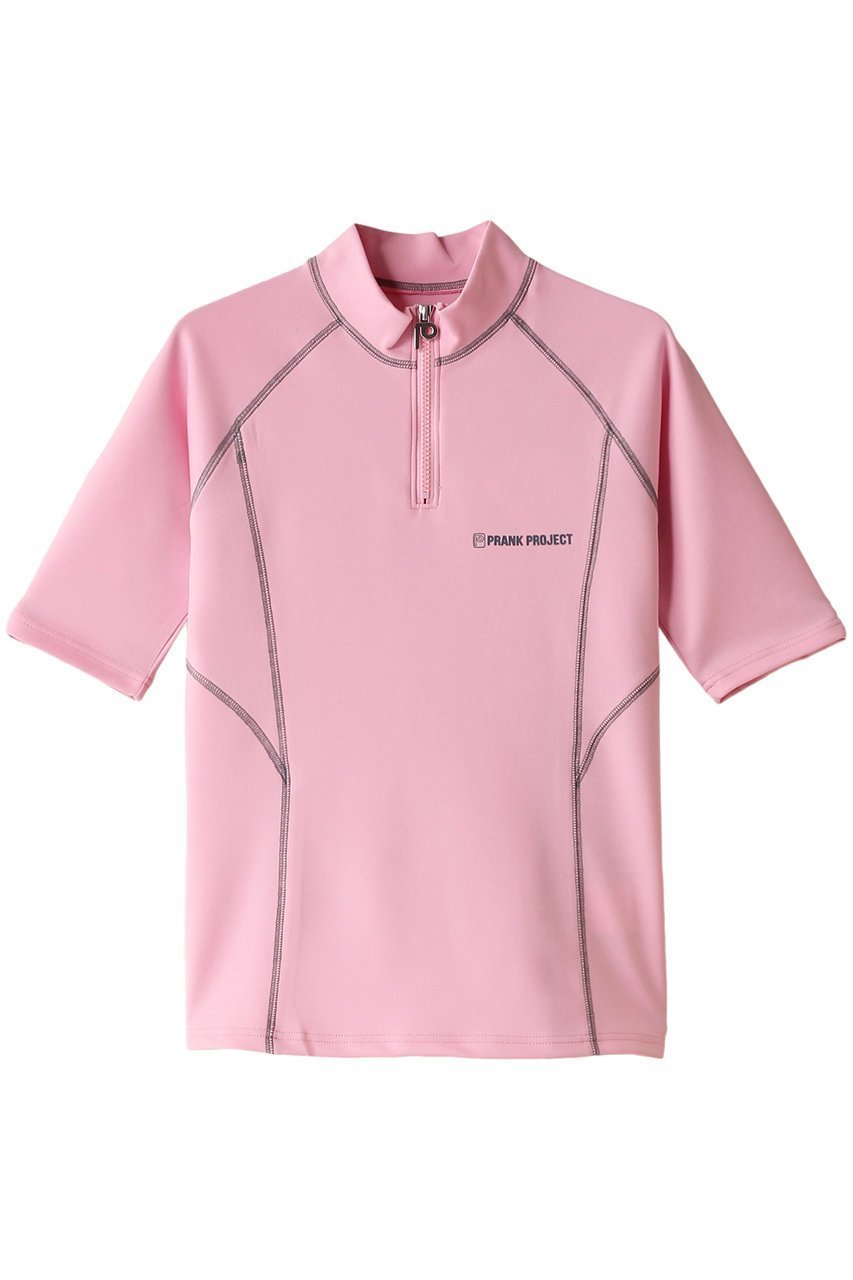 【プランク プロジェクト/PRANK PROJECT】のスキューバハーフジップトップ / Scuba Half Zip Top インテリア・キッズ・メンズ・レディースファッション・服の通販 founy(ファニー) 　ファッション　Fashion　レディースファッション　Fashion for Women　トップス・カットソー　Cut & Sew Tops　シャツ・ブラウス・オフィスカジュアル　Elegant Blouses & Button-Ups　ロングTシャツ・Tシャツ　Longline T-Shirts & Tees　カットソー・ベーシックTシャツ　Cut-and-Sewn Tops / Stretch Tees & Basics　おすすめ　Recommended / Our Picks　インナー　Innerwear　キャミ　Camisole, Cami Top　ショート　Short, Short Length　ジャケット　Jacket, Outerwear　ストレッチ　Stretch, Stretchy Fabric　スポーティ　Sporty, Casual Athletic　スラックス　Slacks, Dress Pants　スリーブ　Sleeve, Long Sleeve / Short Sleeve　フェミニン　Feminine, Girly　PNK(ピンク)|ID: prp329100004606193 ipo3291000000036029084