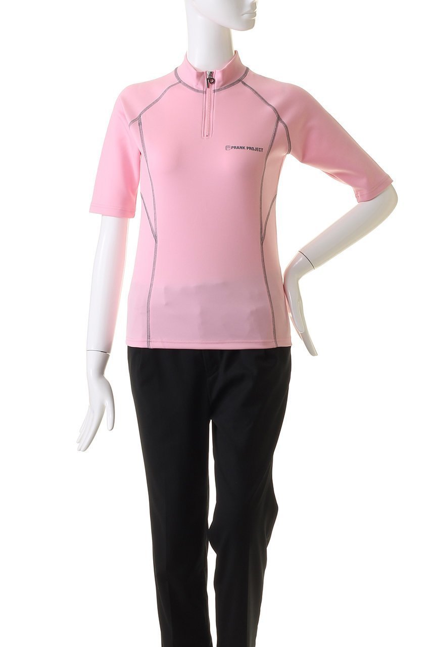 【プランク プロジェクト/PRANK PROJECT】のスキューバハーフジップトップ / Scuba Half Zip Top 人気、トレンドファッション・服の通販 founy(ファニー) 　ファッション　Fashion　レディースファッション　Fashion for Women　トップス・カットソー　Cut & Sew Tops　シャツ・ブラウス・オフィスカジュアル　Elegant Blouses & Button-Ups　ロングTシャツ・Tシャツ　Longline T-Shirts & Tees　カットソー・ベーシックTシャツ　Cut-and-Sewn Tops / Stretch Tees & Basics　おすすめ　Recommended / Our Picks　インナー　Innerwear　キャミ　Camisole, Cami Top　ショート　Short, Short Length　ジャケット　Jacket, Outerwear　ストレッチ　Stretch, Stretchy Fabric　スポーティ　Sporty, Casual Athletic　スラックス　Slacks, Dress Pants　スリーブ　Sleeve, Long Sleeve / Short Sleeve　フェミニン　Feminine, Girly　other-2|ID: prp329100004606193 ipo3291000000036029085