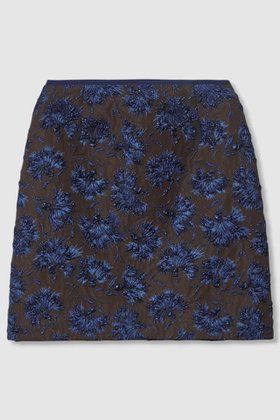 【アナイ/ANAYI】 ラメフラワーフクレジャガードミニ スカート人気、トレンドファッション・服の通販 founy(ファニー) ファッション Fashion レディースファッション Fashion for Women スカート Skirts ミニスカート Mini Skirts コンパクト Compact, Small Size シンプル Simple, Minimal ジャカード／ジャガード Jacquard, Woven Pattern ストレッチ Stretch, Stretchy Fabric ミニスカート Mini Skirt, Short Skirt ラグジュアリー Luxury, Elegant エレガント 上品 Elegant 台形 A-Line, Trapezoid Shape |ID:prp329100004606194