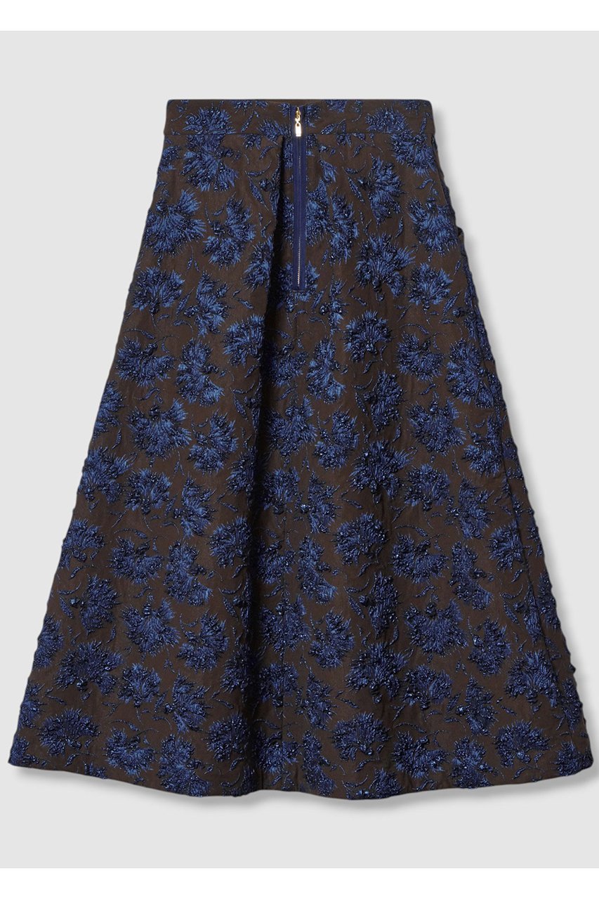 【アナイ/ANAYI】のラメフラワーフクレジャガードフレア スカート 人気、トレンドファッション・服の通販 founy(ファニー) 　ファッション　Fashion　レディースファッション　Fashion for Women　スカート　Skirts　Aライン・フレアスカート　A-Line & Flared Skirts　ロングスカート　Long Skirts / Maxi & Midi Skirts　ジャカード／ジャガード　Jacquard, Woven Pattern　ストレッチ　Stretch, Stretchy Fabric　フレア　Flare, Flared　ポケット　Pocket, Pocket Detail　ラグジュアリー　Luxury, Elegant　ロング　Long, Long-Length　エレガント 上品　Elegant　other-2|ID: prp329100004606195 ipo3291000000032840249
