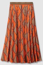 【アナイ/ANAYI】のベルトプリントランダムタック スカート オレンジ|ID: prp329100004606196 ipo3291000000035373929