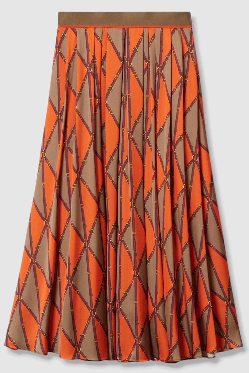 【アナイ/ANAYI】のベルトプリントランダムタック スカート インテリア・キッズ・メンズ・レディースファッション・服の通販 founy(ファニー) ファッション Fashion レディースファッション Fashion for Women スカート Skirts ロングスカート Long Skirts / Maxi & Midi Skirts ベルト&ウエストマーク Belts & Waist Accessories おすすめ Recommended / Our Picks プリント Print, Printed Pattern ランダム Random, Irregular ロング Long, Long-Length 無地 Plain, Solid Color オレンジ|ID: prp329100004606196 ipo3291000000035373929