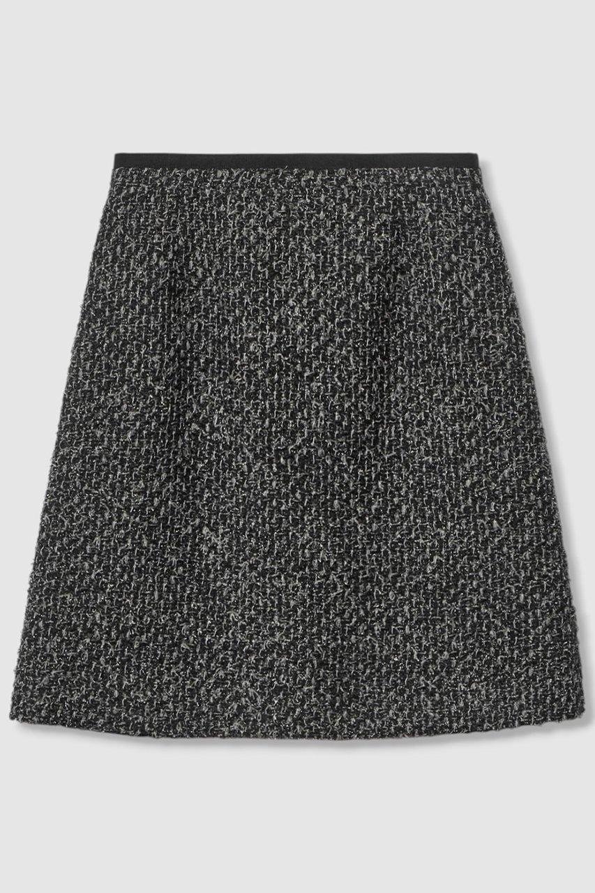 【アナイ/ANAYI】のラメファンシーツイードミニ スカート インテリア・キッズ・メンズ・レディースファッション・服の通販 founy(ファニー) 　ファッション　Fashion　レディースファッション　Fashion for Women　スカート　Skirts　ミニスカート　Mini Skirts　コンパクト　Compact, Small Size　ジャケット　Jacket, Outerwear　セットアップ　Set-Up, Coordinated Outfit　ツイード　Twill, Twill Weave　バランス　Balance, Style Balance　フェミニン　Feminine, Girly　ポケット　Pocket, Pocket Detail　ミニスカート　Mini Skirt, Short Skirt　メランジ　Melange, Mixed Yarn　モノトーン　Monotone, Black and White　A/W・秋冬　Autumn/Winter　ブラック|ID: prp329100004606198 ipo3291000000032840355