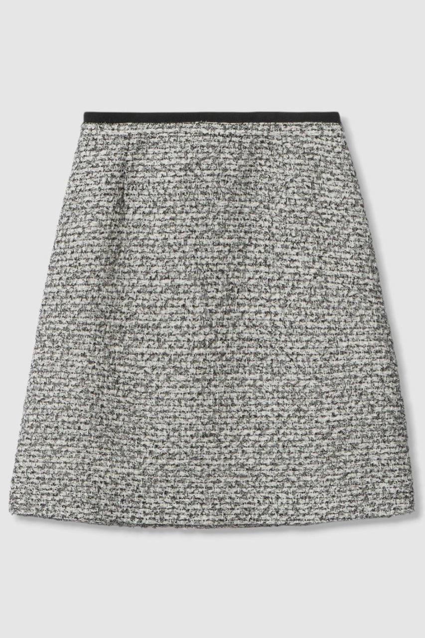 【アナイ/ANAYI】のラメファンシーツイードミニ スカート インテリア・キッズ・メンズ・レディースファッション・服の通販 founy(ファニー) 　ファッション　Fashion　レディースファッション　Fashion for Women　スカート　Skirts　ミニスカート　Mini Skirts　コンパクト　Compact, Small Size　ジャケット　Jacket, Outerwear　セットアップ　Set-Up, Coordinated Outfit　ツイード　Twill, Twill Weave　バランス　Balance, Style Balance　フェミニン　Feminine, Girly　ポケット　Pocket, Pocket Detail　ミニスカート　Mini Skirt, Short Skirt　メランジ　Melange, Mixed Yarn　モノトーン　Monotone, Black and White　A/W・秋冬　Autumn/Winter　ホワイト|ID: prp329100004606198 ipo3291000000035740708