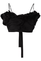 【プランク プロジェクト/PRANK PROJECT】のカットオフフリルトップ / Cut-off Ruffled Top BLK(ブラック)|ID: prp329100004606205 ipo3291000000032840572