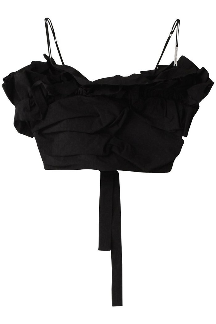 【プランク プロジェクト/PRANK PROJECT】のカットオフフリルトップ / Cut-off Ruffled Top インテリア・キッズ・メンズ・レディースファッション・服の通販 founy(ファニー) https://founy.com/ ファッション Fashion レディースファッション Fashion for Women トップス・カットソー Cut & Sew Tops キャミソール&ノースリーブ Camisoles & Sleeveless Tops シャツ・ブラウス・オフィスカジュアル Elegant Blouses & Button-Ups ロングTシャツ・Tシャツ Longline T-Shirts & Tees カットソー・ベーシックTシャツ Cut-and-Sewn Tops / Stretch Tees & Basics キャミソール Camisole, Spaghetti Strap Top タフタ Taffeta, Structured Fabric タンク Tank Top, Sleeveless Top フリル Frill, Ruffle ランダム Random, Irregular リップ Lip, Lip Motif リネン Linen, Linen Fabric ワッシャー Washer, Crinkled Finish 夏 Summer エレガント 上品 Elegant |ID: prp329100004606205 ipo3291000000035061783