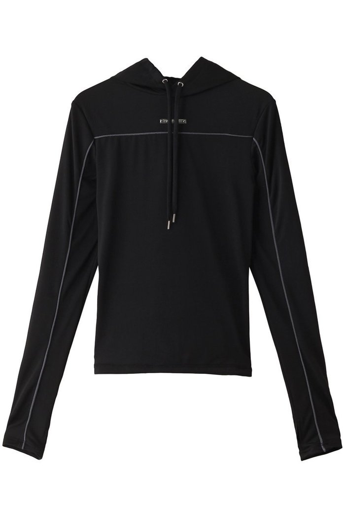 【プランク プロジェクト/PRANK PROJECT】のフーデッドスキントップ / Hooded Skin Top インテリア・キッズ・メンズ・レディースファッション・服の通販 founy(ファニー) https://founy.com/ ファッション Fashion レディースファッション Fashion for Women トップス・カットソー Cut & Sew Tops シャツ・ブラウス・オフィスカジュアル Elegant Blouses & Button-Ups レディースパーカー・カジュアルフーディー Casual Hoodies & Sweatshirts ロングTシャツ・Tシャツ Longline T-Shirts & Tees スウェット・クルーネックトップス Sweatshirts & Crewnecks / Relaxed Fit Sweat Tops カットソー・ベーシックTシャツ Cut-and-Sewn Tops / Stretch Tees & Basics おすすめ Recommended / Our Picks インナー Innerwear ジャケット Jacket, Outerwear ストレッチ Stretch, Stretchy Fabric スラックス Slacks, Dress Pants フィット Fit, Slim Fit |ID: prp329100004606208 ipo3291000000032840777