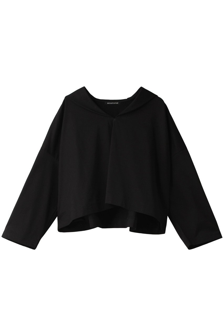【ミズイロ インド/mizuiro ind】のsailor collar T Tシャツ インテリア・キッズ・メンズ・レディースファッション・服の通販 founy(ファニー) 　ファッション　Fashion　レディースファッション　Fashion for Women　トップス・カットソー　Cut & Sew Tops　シャツ・ブラウス・オフィスカジュアル　Elegant Blouses & Button-Ups　ロングTシャツ・Tシャツ　Longline T-Shirts & Tees　カットソー・ベーシックTシャツ　Cut-and-Sewn Tops / Stretch Tees & Basics　おすすめ　Recommended / Our Picks　カットソー　Cut and Sewn Top　ショート　Short, Short Length　スリーブ　Sleeve, Long Sleeve / Short Sleeve　バランス　Balance, Style Balance　ロング　Long, Long-Length　ワイド　Wide, Wide Fit　今季　This Season, Current Season　black|ID: prp329100004606209 ipo3291000000032840966