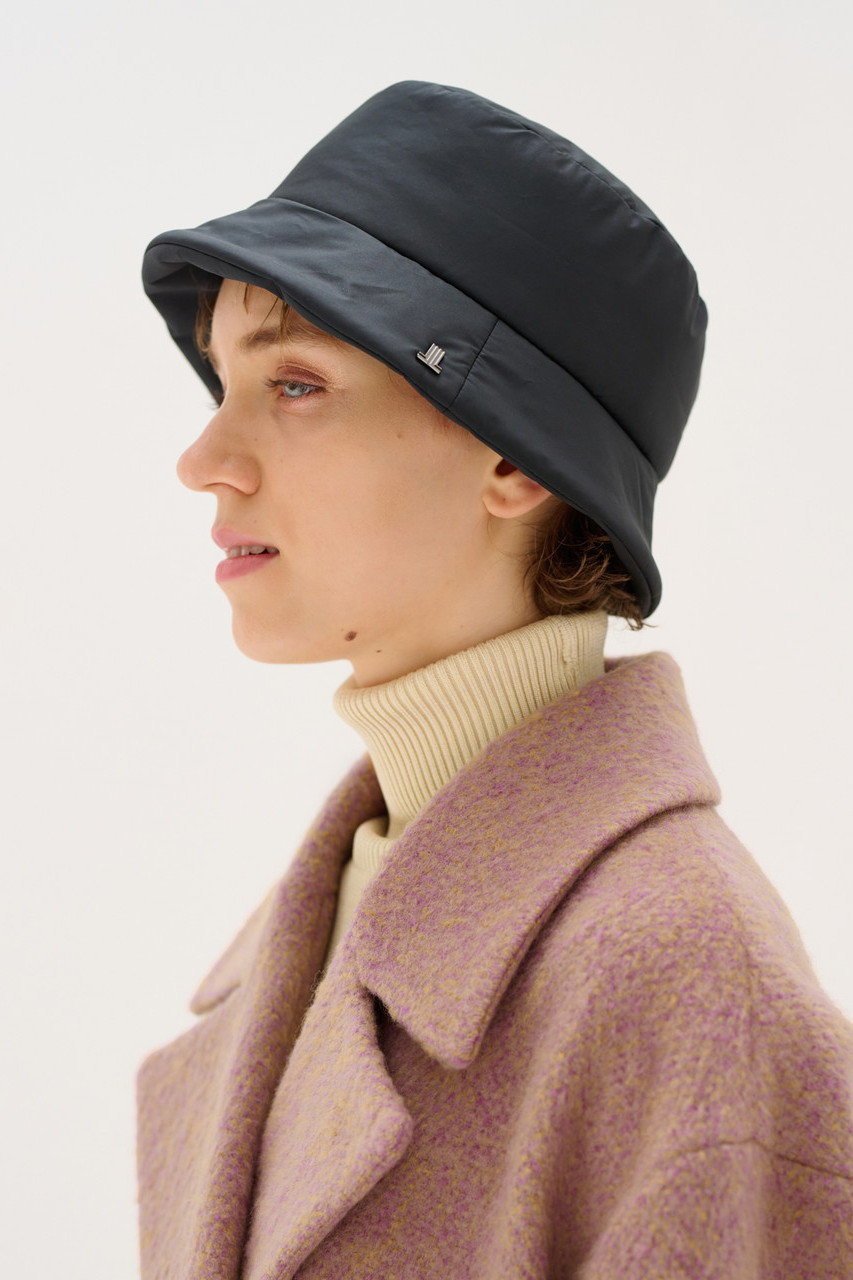 【ランバン オン ブルー/LANVIN en Bleu】のパデッドバケットハット 人気、トレンドファッション・服の通販 founy(ファニー) 　ファッション　Fashion　レディースファッション　Fashion for Women　キャップ&ハット　Hats & Caps　コンパクト　Compact, Small Size　シンプル　Simple, Minimal　タフタ　Taffeta, Structured Fabric　エレガント 上品　Elegant　冬　Winter / This Winter　帽子　Hat, Headwear　other-6|ID: prp329100004606212 ipo3291000000032841310