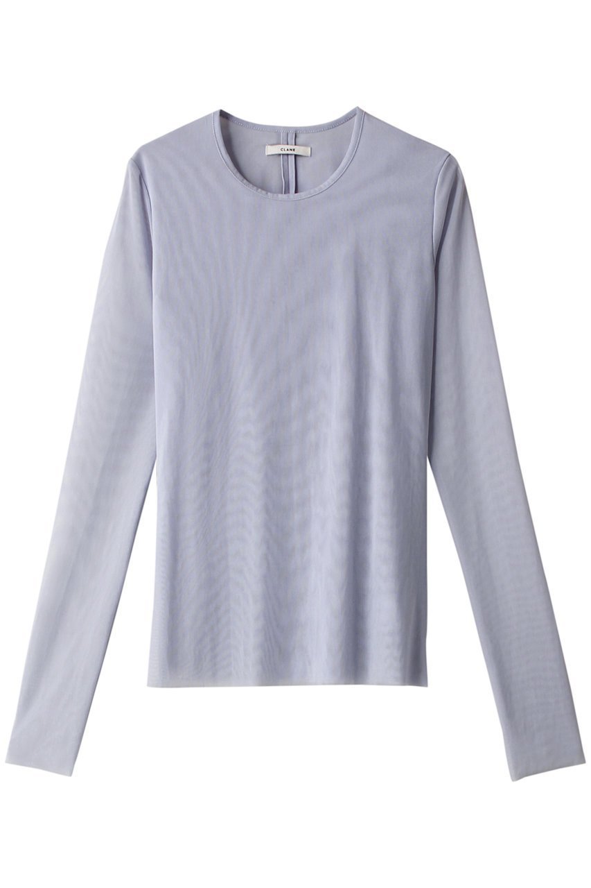 【クラネ/CLANE】のSHEER MESH CREW NECK TOPS/トップス 人気、トレンドファッション・服の通販 founy(ファニー) 　ファッション　Fashion　レディースファッション　Fashion for Women　トップス・カットソー　Cut & Sew Tops　シャツ・ブラウス・オフィスカジュアル　Elegant Blouses & Button-Ups　ロングTシャツ・Tシャツ　Longline T-Shirts & Tees　カットソー・ベーシックTシャツ　Cut-and-Sewn Tops / Stretch Tees & Basics　インナー　Innerwear　シアー　Sheer, See-Through　スリーブ　Sleeve, Long Sleeve / Short Sleeve　ロング　Long, Long-Length　夏　Summer　春　Spring　S/S・春夏　SS, Spring/Summer, Warm Season　 other-1|ID: prp329100004606213 ipo3291000000032841478