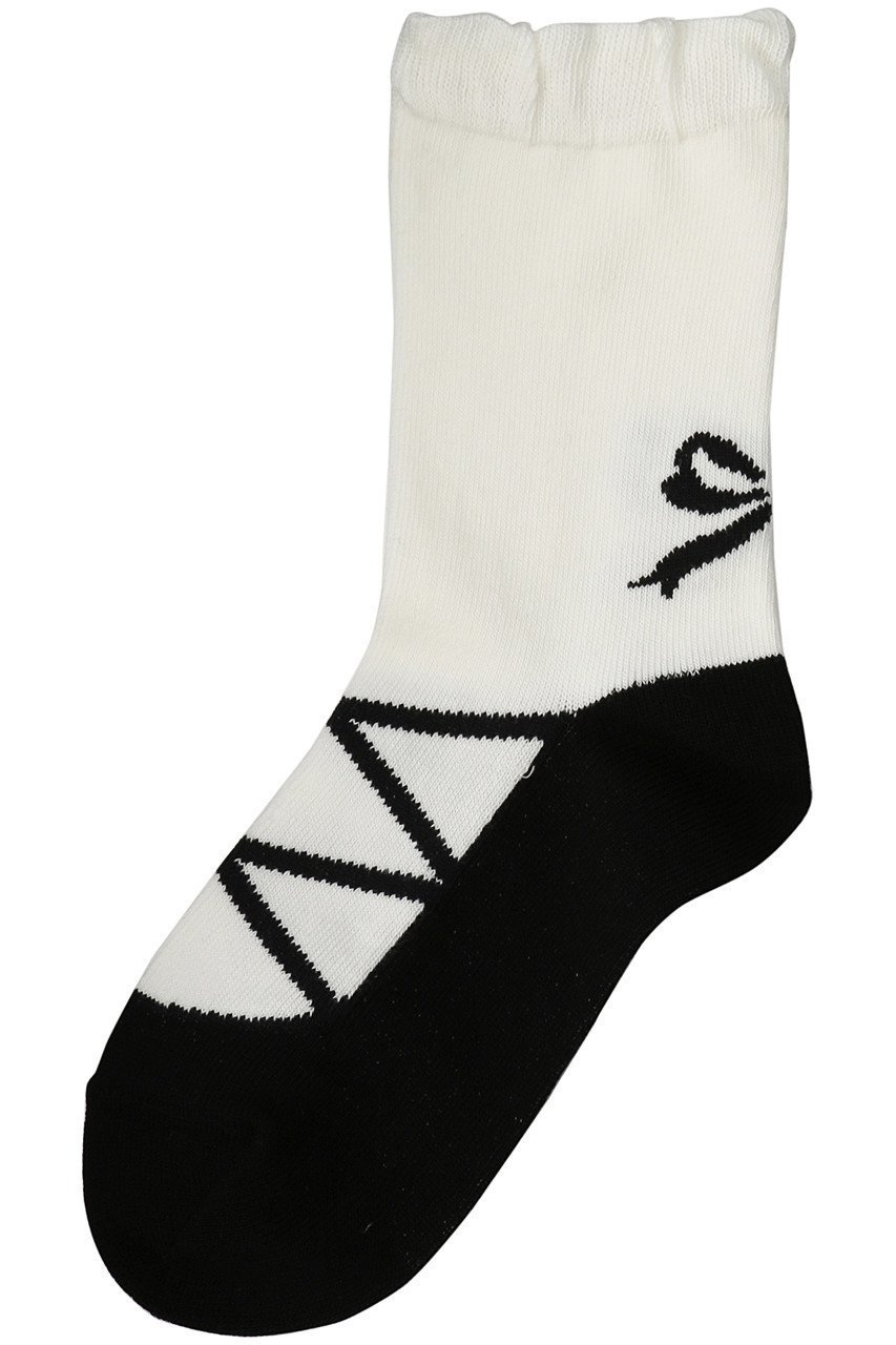 【ポプキンズ/POMPKINS / KIDS】の【KIDS】バレーシューズソックス レッド SS(11-13㎝) 人気、トレンドファッション・服の通販 founy(ファニー) 　ファッション　Fashion　キッズファッション　Fashion for Kids　シューズ　Shoes, Footwear　ソックス　Socks, Hosiery　バレエ　Ballet, Ballet Style　フェミニン　Feminine, Girly　プリント　Print, Printed Pattern　モノトーン　Monotone, Black and White　エレガント 上品　Elegant　 other-1|ID: prp329100004606214 ipo3291000000036236841