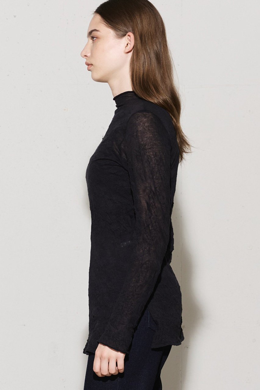 【ミディウミソリッド/MIDIUMISOLID】のsheer high neck inner インナー 人気、トレンドファッション・服の通販 founy(ファニー) 　ファッション　Fashion　レディースファッション　Fashion for Women　トップス・カットソー　Cut & Sew Tops　シャツ・ブラウス・オフィスカジュアル　Elegant Blouses & Button-Ups　ロングTシャツ・Tシャツ　Longline T-Shirts & Tees　カットソー・ベーシックTシャツ　Cut-and-Sewn Tops / Stretch Tees & Basics　インナー　Innerwear　キャミ　Camisole, Cami Top　スリット　Slit, Slit Detail　スリーブ　Sleeve, Long Sleeve / Short Sleeve　ビスチェ　Bustier, Corset Top　ロング　Long, Long-Length　人気　Popular, Best Seller　A/W・秋冬　Autumn/Winter　other-8|ID: prp329100004606216 ipo3291000000032842004