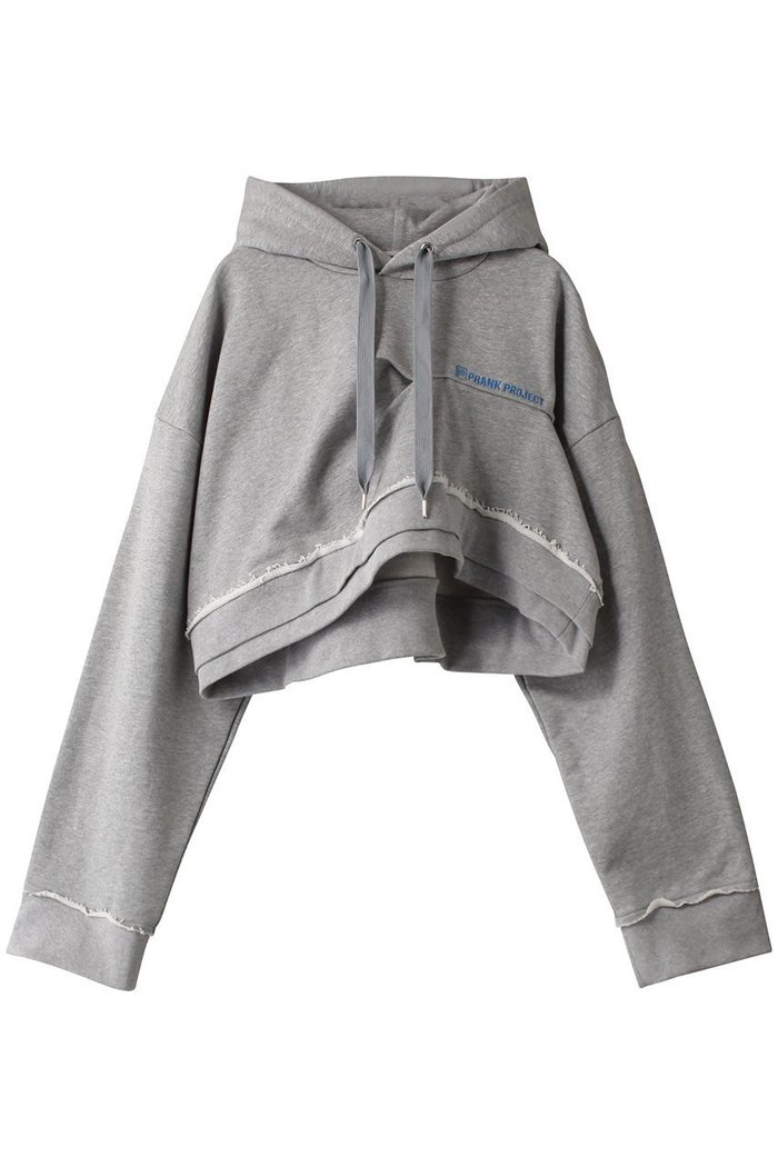 【プランク プロジェクト/PRANK PROJECT】のクロップドフーディ/Cropped Hoodie インテリア・キッズ・メンズ・レディースファッション・服の通販 founy(ファニー) https://founy.com/ ファッション Fashion レディースファッション Fashion for Women トップス・カットソー Cut & Sew Tops シャツ・ブラウス・オフィスカジュアル Elegant Blouses & Button-Ups レディースパーカー・カジュアルフーディー Casual Hoodies & Sweatshirts ロングTシャツ・Tシャツ Longline T-Shirts & Tees スウェット・クルーネックトップス Sweatshirts & Crewnecks / Relaxed Fit Sweat Tops カットソー・ベーシックTシャツ Cut-and-Sewn Tops / Stretch Tees & Basics アシンメトリー Asymmetrical Style クロップド Cropped, Short Length バランス Balance, Style Balance フォルム Silhouette, Form |ID: prp329100004606220 ipo3291000000032842651