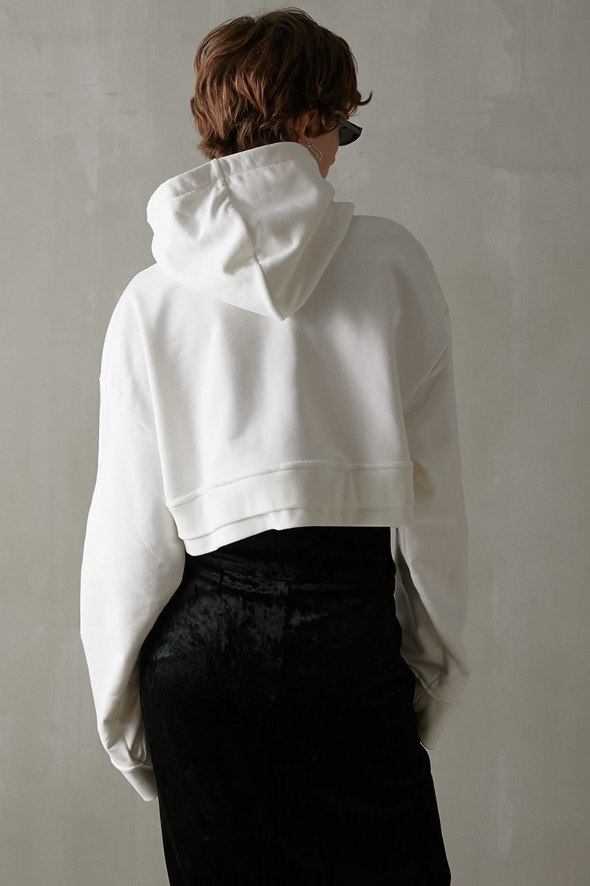 【プランク プロジェクト/PRANK PROJECT】のクロップドフーディ/Cropped Hoodie 人気、トレンドファッション・服の通販 founy(ファニー) 　ファッション　Fashion　レディースファッション　Fashion for Women　トップス・カットソー　Cut & Sew Tops　シャツ・ブラウス・オフィスカジュアル　Elegant Blouses & Button-Ups　レディースパーカー・カジュアルフーディー　Casual Hoodies & Sweatshirts　ロングTシャツ・Tシャツ　Longline T-Shirts & Tees　スウェット・クルーネックトップス　Sweatshirts & Crewnecks / Relaxed Fit Sweat Tops　カットソー・ベーシックTシャツ　Cut-and-Sewn Tops / Stretch Tees & Basics　アシンメトリー　Asymmetrical Style　クロップド　Cropped, Short Length　バランス　Balance, Style Balance　フォルム　Silhouette, Form　other-8|ID: prp329100004606220 ipo3291000000032842691