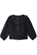 【アミカ/AMICA / KIDS】の【KIDS】【別注】パールブラウス 人気、トレンドファッション・服の通販 founy(ファニー) ファッション Fashion キッズファッション Fashion for Kids ギャザー Gathered, Ruffled スリーブ Sleeve, Long Sleeve / Short Sleeve パール Pearl, Pearl Accent ロング Long, Long-Length 別注 Limited Edition, Custom Order thumbnail ブラック|ID: prp329100004606221 ipo3291000000032842682