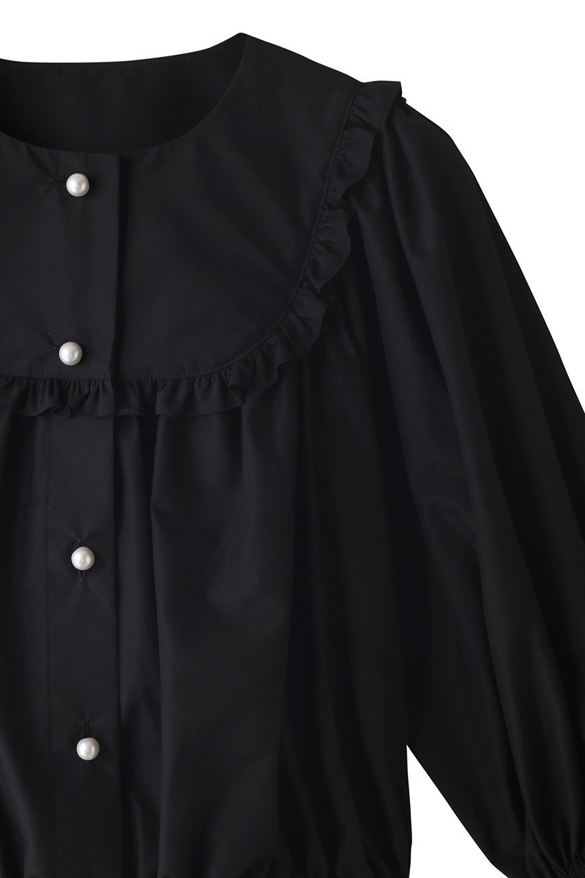【アミカ/AMICA / KIDS】の【KIDS】【別注】パールブラウス 人気、トレンドファッション・服の通販 founy(ファニー) 　ファッション　Fashion　キッズファッション　Fashion for Kids　ギャザー　Gathered, Ruffled　スリーブ　Sleeve, Long Sleeve / Short Sleeve　パール　Pearl, Pearl Accent　ロング　Long, Long-Length　別注　Limited Edition, Custom Order　other-3|ID: prp329100004606221 ipo3291000000032842690