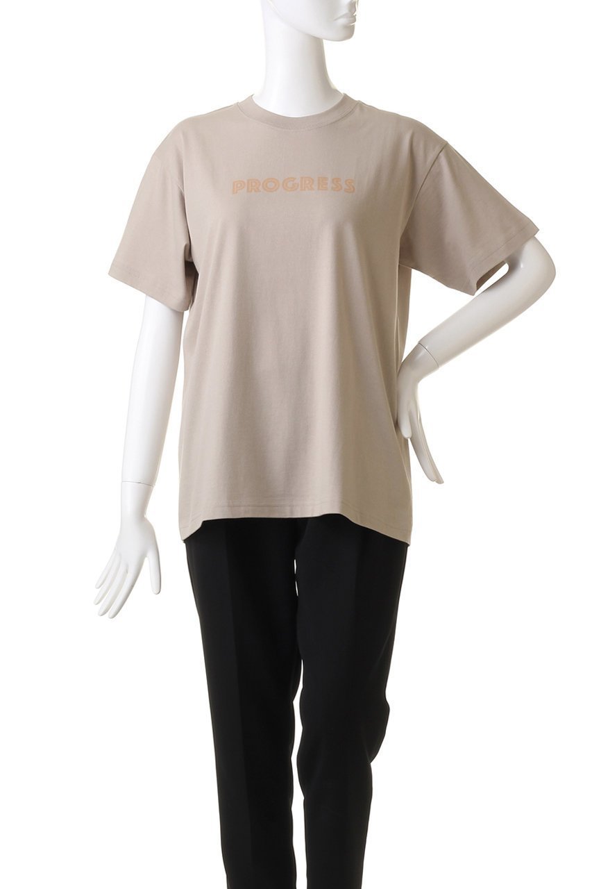 【エリオポール/heliopole】の【PROGRESS RUNNING CLUB】PROGRESS ショートスリーブTシャツ 人気、トレンドファッション・服の通販 founy(ファニー) 　ファッション　Fashion　レディースファッション　Fashion for Women　トップス・カットソー　Cut & Sew Tops　シャツ・ブラウス・オフィスカジュアル　Elegant Blouses & Button-Ups　ロングTシャツ・Tシャツ　Longline T-Shirts & Tees　カットソー・ベーシックTシャツ　Cut-and-Sewn Tops / Stretch Tees & Basics　ショート　Short, Short Length　シンプル　Simple, Minimal　スリーブ　Sleeve, Long Sleeve / Short Sleeve　半袖　Short Sleeve, Half Sleeve　other-2|ID: prp329100004606222 ipo3291000000032842933