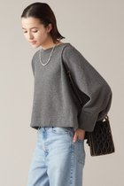 【マルティニーク/martinique】の【COGTHEBIGSMOKE】ISADORA CREW NECK チャコールグレー|ID: prp329100004606228 ipo3291000000032843413