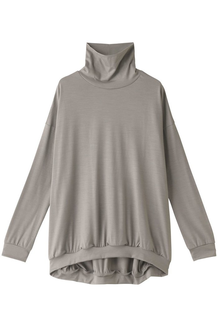【マルティニーク/martinique】の【COGTHEBIGSMOKE】IVA NARROW SL ハイネック インテリア・キッズ・メンズ・レディースファッション・服の通販 founy(ファニー) https://founy.com/ ファッション Fashion レディースファッション Fashion for Women トップス・カットソー Cut & Sew Tops シャツ・ブラウス・オフィスカジュアル Elegant Blouses & Button-Ups ロングTシャツ・Tシャツ Longline T-Shirts & Tees カットソー・ベーシックTシャツ Cut-and-Sewn Tops / Stretch Tees & Basics ギャザー Gathered, Ruffled スクエア Square, Square Shape スリーブ Sleeve, Long Sleeve / Short Sleeve ハイネック High Neck, Mock Neck バルーン Balloon, Balloon Silhouette ロング Long, Long-Length |ID: prp329100004606230 ipo3291000000032843638