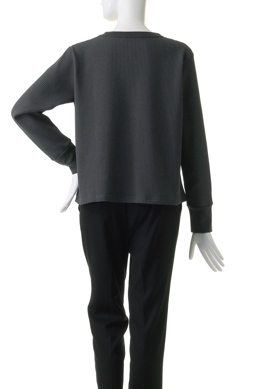【ミズイロ インド/mizuiro ind】のwaffle crew neck T Tシャツ 人気、トレンドファッション・服の通販 founy(ファニー) 　ファッション　Fashion　レディースファッション　Fashion for Women　トップス・カットソー　Cut & Sew Tops　シャツ・ブラウス・オフィスカジュアル　Elegant Blouses & Button-Ups　ロングTシャツ・Tシャツ　Longline T-Shirts & Tees　カットソー・ベーシックTシャツ　Cut-and-Sewn Tops / Stretch Tees & Basics　インナー　Innerwear　シンプル　Simple, Minimal　スリーブ　Sleeve, Long Sleeve / Short Sleeve　ベーシック　Basic, Essential　ロング　Long, Long-Length　ワッフル　Waffle, Waffle Knit　other-4|ID: prp329100004606241 ipo3291000000032845261