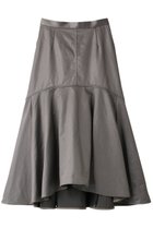 【マルティニーク/martinique】の【l heritage martinique】マットサテンフレアスカート グレー|ID: prp329100004606242 ipo3291000000032845315