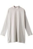 【ミズイロ インド/mizuiro ind】のmock neck tunic T Tシャツ 人気、トレンドファッション・服の通販 founy(ファニー) ファッション Fashion レディースファッション Fashion for Women トップス・カットソー Cut & Sew Tops シャツ・ブラウス・オフィスカジュアル Elegant Blouses & Button-Ups ロングTシャツ・Tシャツ Longline T-Shirts & Tees カットソー・ベーシックTシャツ Cut-and-Sewn Tops / Stretch Tees & Basics ジャケット Jacket, Outerwear スリーブ Sleeve, Long Sleeve / Short Sleeve チュニック Tunic, Long Top ロング Long, Long-Length thumbnail l.gray|ID: prp329100004606248 ipo3291000000034980099