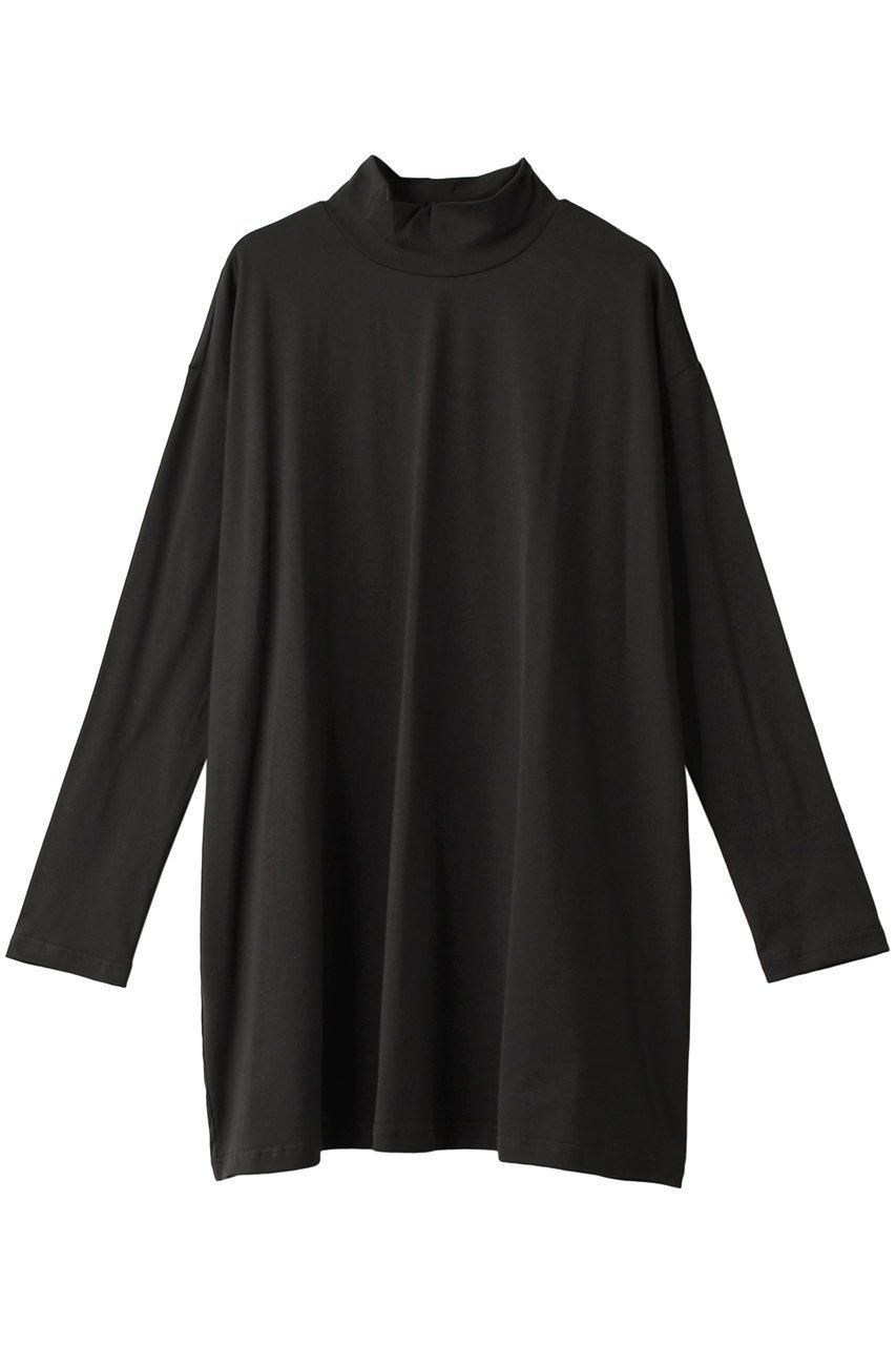 【ミズイロ インド/mizuiro ind】のmock neck tunic T Tシャツ インテリア・キッズ・メンズ・レディースファッション・服の通販 founy(ファニー) 　ファッション　Fashion　レディースファッション　Fashion for Women　トップス・カットソー　Cut & Sew Tops　シャツ・ブラウス・オフィスカジュアル　Elegant Blouses & Button-Ups　ロングTシャツ・Tシャツ　Longline T-Shirts & Tees　カットソー・ベーシックTシャツ　Cut-and-Sewn Tops / Stretch Tees & Basics　ジャケット　Jacket, Outerwear　スリーブ　Sleeve, Long Sleeve / Short Sleeve　チュニック　Tunic, Long Top　ロング　Long, Long-Length　c.gray|ID: prp329100004606248 ipo3291000000034980101
