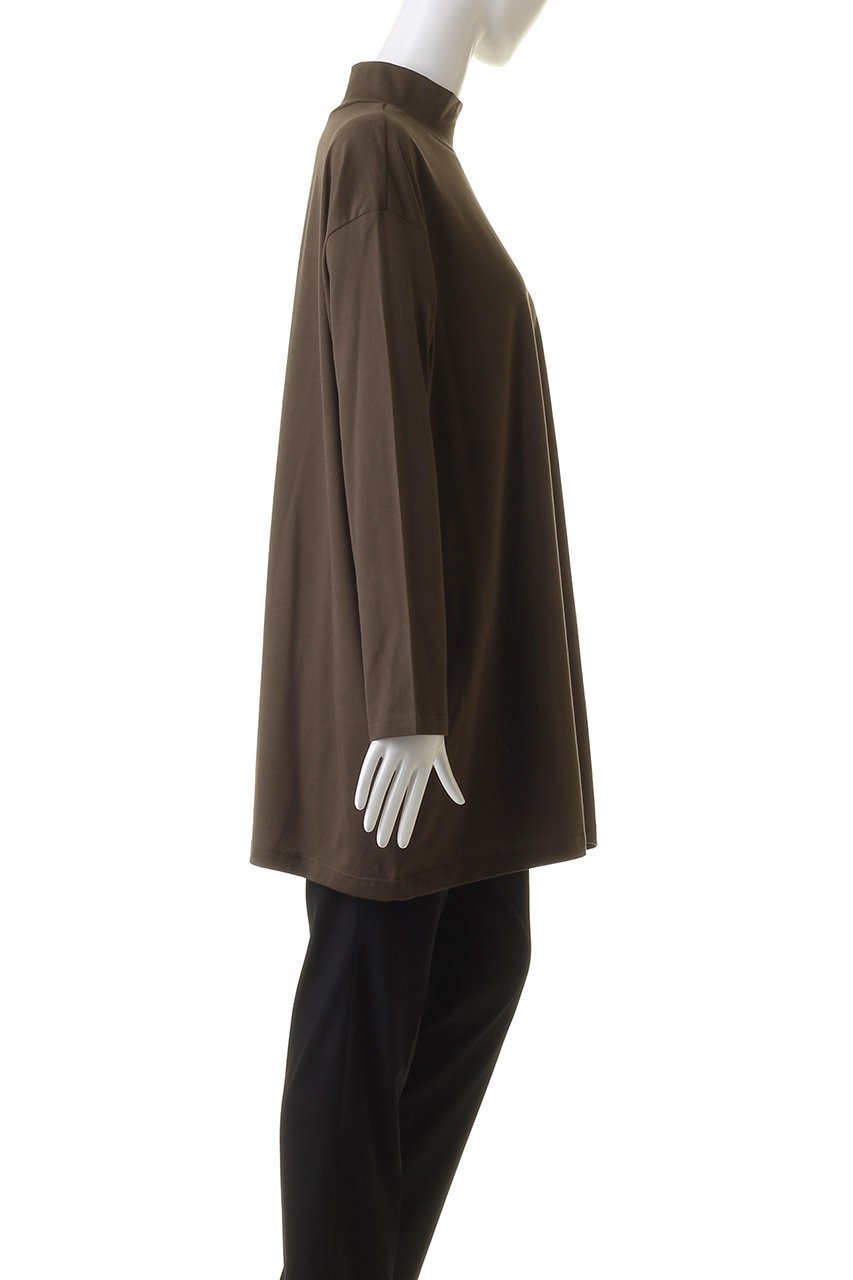【ミズイロ インド/mizuiro ind】のmock neck tunic T Tシャツ 人気、トレンドファッション・服の通販 founy(ファニー) 　ファッション　Fashion　レディースファッション　Fashion for Women　トップス・カットソー　Cut & Sew Tops　シャツ・ブラウス・オフィスカジュアル　Elegant Blouses & Button-Ups　ロングTシャツ・Tシャツ　Longline T-Shirts & Tees　カットソー・ベーシックTシャツ　Cut-and-Sewn Tops / Stretch Tees & Basics　ジャケット　Jacket, Outerwear　スリーブ　Sleeve, Long Sleeve / Short Sleeve　チュニック　Tunic, Long Top　ロング　Long, Long-Length　other-3|ID: prp329100004606248 ipo3291000000034980104