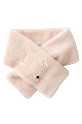【ポプキンズ/POMPKINS / KIDS】の【KIDS】サテンリボンファーマフラー 人気、トレンドファッション・服の通販 founy(ファニー) ファッション Fashion キッズファッション Fashion for Kids サテン Satin, Glossy Fabric フェイクファー Faux Fur, Imitation Fur マフラー Scarf, Muffler リボン Ribbon, Bow エレガント 上品 Elegant 冬 Winter / This Winter |ID:prp329100004606250