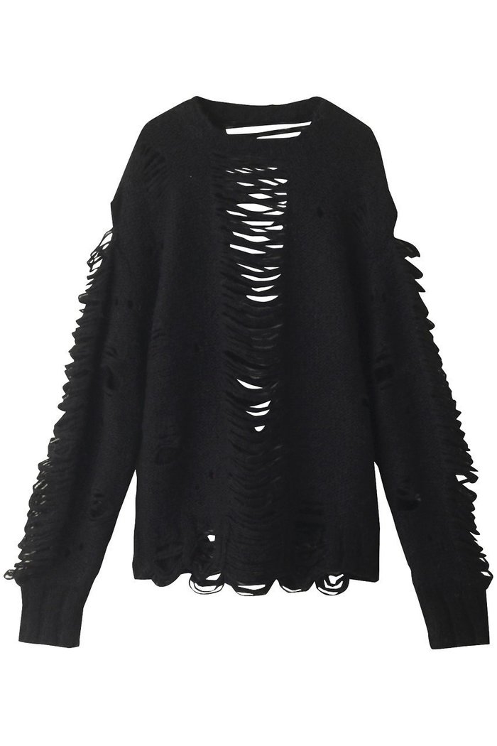 【プランク プロジェクト/PRANK PROJECT】のスラッシュスリットニット / Slash Slit knit インテリア・キッズ・メンズ・レディースファッション・服の通販 founy(ファニー) https://founy.com/ ファッション Fashion レディースファッション Fashion for Women トップス・カットソー Cut & Sew Tops ニット Knit Tops & Sweaters キャミソール&ノースリーブ Camisoles & Sleeveless Tops シャツ・ブラウス・オフィスカジュアル Elegant Blouses & Button-Ups ロングTシャツ・Tシャツ Longline T-Shirts & Tees カットソー・ベーシックTシャツ Cut-and-Sewn Tops / Stretch Tees & Basics インナー Innerwear キャミソール Camisole, Spaghetti Strap Top クラッシュ Distressed, Crashed Style スリット Slit, Slit Detail タンク Tank Top, Sleeveless Top ダメージ Distressed, Destroyed |ID: prp329100004606261 ipo3291000000032848262