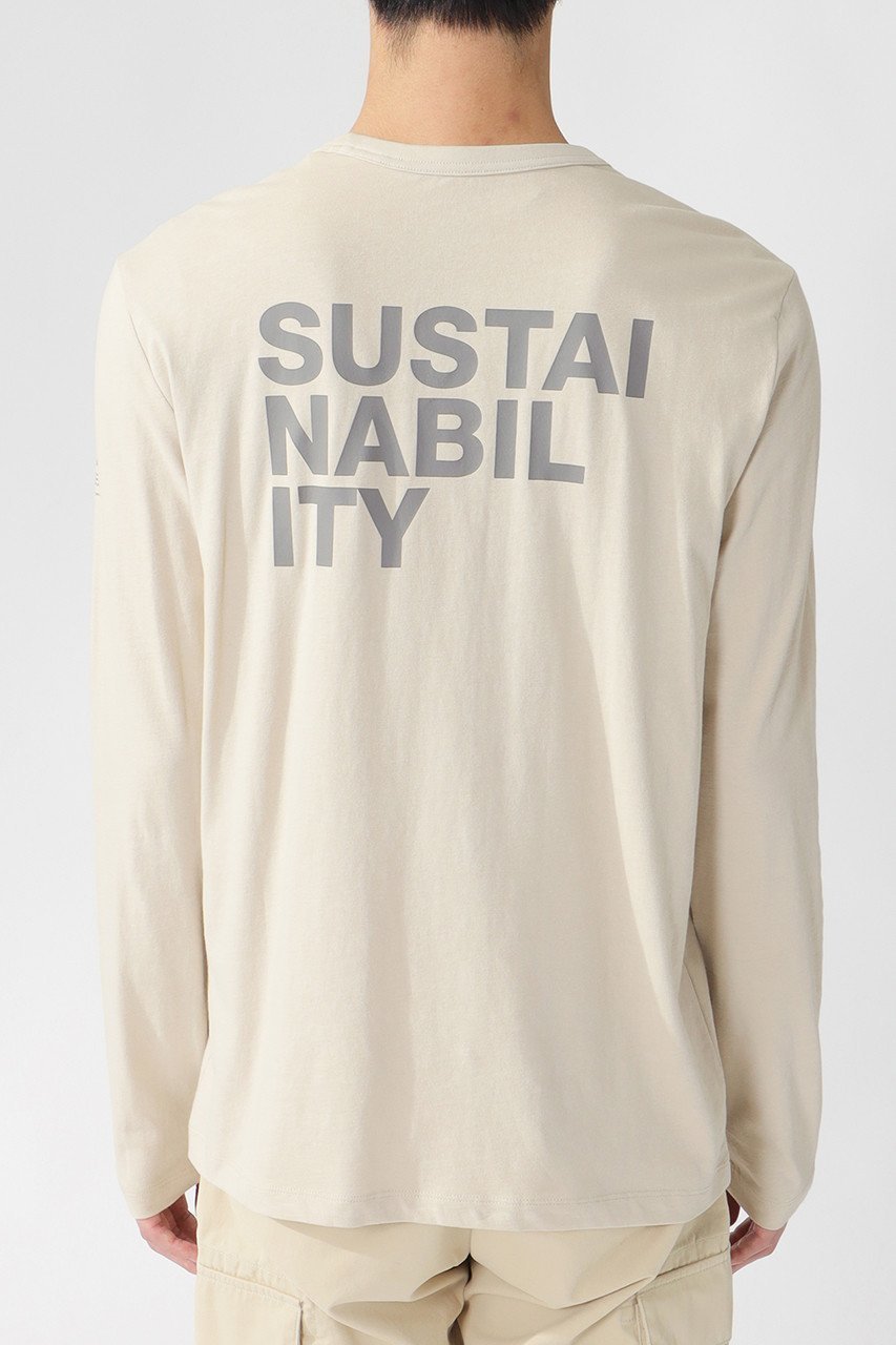 【エコアルフ/ECOALF / MEN】の【MEN】NABIL メッセージ ロンT / NABIL LONG-SLEEVED T-SHIRT MAN 人気、トレンドファッション・服の通販 founy(ファニー) 　ファッション　Fashion　メンズファッション　Fashion for Men　トップス・カットソー　Cut & Sew Tops　メンズシャツ　Shirts　ロングTシャツ・Tシャツ / 着回し力抜群　Longline T-Shirts & Tees　なめらか　Smooth, Silky Texture　オーガニック　Organic Cotton　スリーブ　Sleeve, Long Sleeve / Short Sleeve　プリント　Print, Printed Pattern　ロング　Long, Long-Length　other-2|ID: prp329100004606265 ipo3291000000032848706