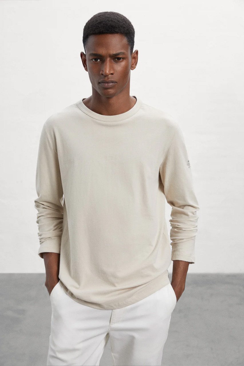 【エコアルフ/ECOALF / MEN】の【MEN】NABIL メッセージ ロンT / NABIL LONG-SLEEVED T-SHIRT MAN 人気、トレンドファッション・服の通販 founy(ファニー) 　ファッション　Fashion　メンズファッション　Fashion for Men　トップス・カットソー　Cut & Sew Tops　メンズシャツ　Shirts　ロングTシャツ・Tシャツ / 着回し力抜群　Longline T-Shirts & Tees　なめらか　Smooth, Silky Texture　オーガニック　Organic Cotton　スリーブ　Sleeve, Long Sleeve / Short Sleeve　プリント　Print, Printed Pattern　ロング　Long, Long-Length　other-3|ID: prp329100004606265 ipo3291000000032848711