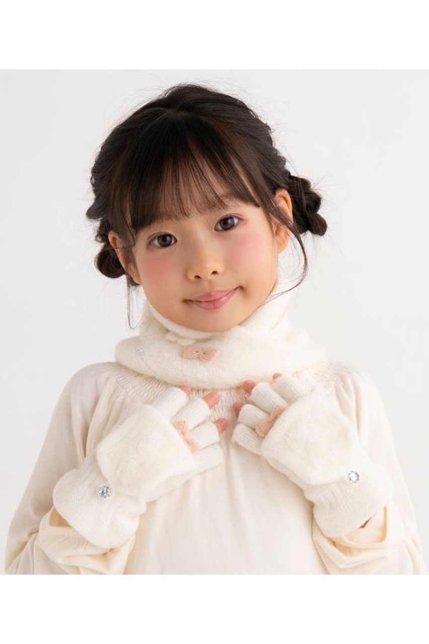 【ポプキンズ/POMPKINS / KIDS】の【KIDS】モヘアリボンスヌード 人気、トレンドファッション・服の通販 founy(ファニー) 　ファッション　Fashion　キッズファッション　Fashion for Kids　スヌード　Snood, Infinity Scarf　リボン　Ribbon, Bow　other-4|ID: prp329100004606269 ipo3291000000033590487