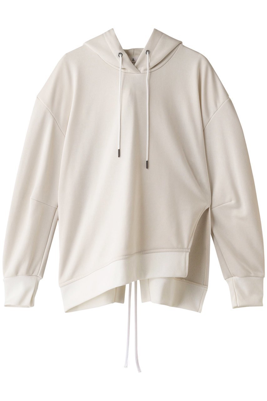 【ランバン オン ブルー/LANVIN en Bleu】のバックオープンフーディー 人気、トレンドファッション・服の通販 founy(ファニー) 　ファッション　Fashion　レディースファッション　Fashion for Women　トップス・カットソー　Cut & Sew Tops　シャツ・ブラウス・オフィスカジュアル　Elegant Blouses & Button-Ups　ロングTシャツ・Tシャツ　Longline T-Shirts & Tees　カットソー・ベーシックTシャツ　Cut-and-Sewn Tops / Stretch Tees & Basics　カットソー　Cut and Sewn Top　スリーブ　Sleeve, Long Sleeve / Short Sleeve　ドロップ　Drop Shoulder, Dropped Style　ファブリック　Fabric, Textile　ロング　Long, Long-Length　 other-1|ID: prp329100004606270 ipo3291000000032848893