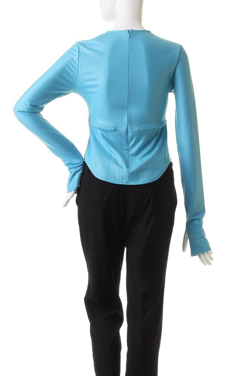 【プランク プロジェクト/PRANK PROJECT】のコルセットスキントップ / Corset Skin Top 人気、トレンドファッション・服の通販 founy(ファニー) 　ファッション　Fashion　レディースファッション　Fashion for Women　トップス・カットソー　Cut & Sew Tops　シャツ・ブラウス・オフィスカジュアル　Elegant Blouses & Button-Ups　ロングTシャツ・Tシャツ　Longline T-Shirts & Tees　カットソー・ベーシックTシャツ　Cut-and-Sewn Tops / Stretch Tees & Basics　スリーブ　Sleeve, Long Sleeve / Short Sleeve　デニム　Denim, Jeans Material　ロング　Long, Long-Length　other-4|ID: prp329100004606272 ipo3291000000032849049