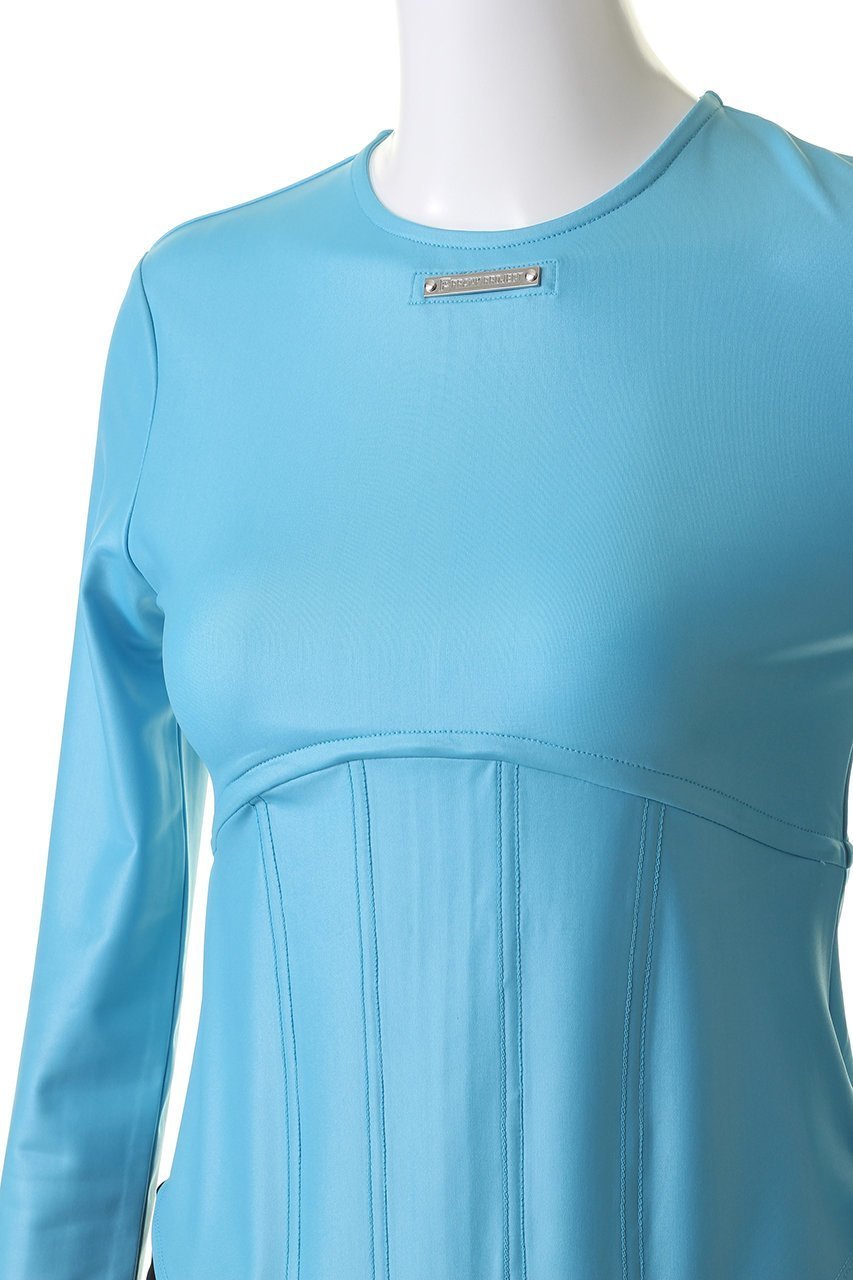 【プランク プロジェクト/PRANK PROJECT】のコルセットスキントップ / Corset Skin Top 人気、トレンドファッション・服の通販 founy(ファニー) 　ファッション　Fashion　レディースファッション　Fashion for Women　トップス・カットソー　Cut & Sew Tops　シャツ・ブラウス・オフィスカジュアル　Elegant Blouses & Button-Ups　ロングTシャツ・Tシャツ　Longline T-Shirts & Tees　カットソー・ベーシックTシャツ　Cut-and-Sewn Tops / Stretch Tees & Basics　スリーブ　Sleeve, Long Sleeve / Short Sleeve　デニム　Denim, Jeans Material　ロング　Long, Long-Length　other-5|ID: prp329100004606272 ipo3291000000032849055