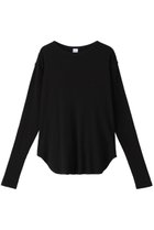 【マルティニーク/martinique】のコットンカシミアリブジャージートップス ブラック|ID: prp329100004606276 ipo3291000000032849379