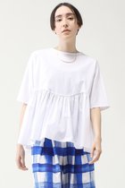 【マルティニーク/martinique】のコンビフレアTシャツ ホワイト|ID: prp329100004606281 ipo3291000000032849569