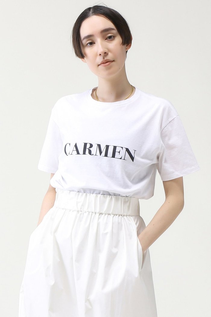【マルティニーク/martinique】のCARMENロゴTee インテリア・キッズ・メンズ・レディースファッション・服の通販 founy(ファニー) https://founy.com/ ファッション Fashion レディースファッション Fashion for Women トップス・カットソー Cut & Sew Tops シャツ・ブラウス・オフィスカジュアル Elegant Blouses & Button-Ups ロングTシャツ・Tシャツ Longline T-Shirts & Tees カットソー・ベーシックTシャツ Cut-and-Sewn Tops / Stretch Tees & Basics ショート Short, Short Length スリーブ Sleeve, Long Sleeve / Short Sleeve フランス France, French |ID: prp329100004606283 ipo3291000000032849718