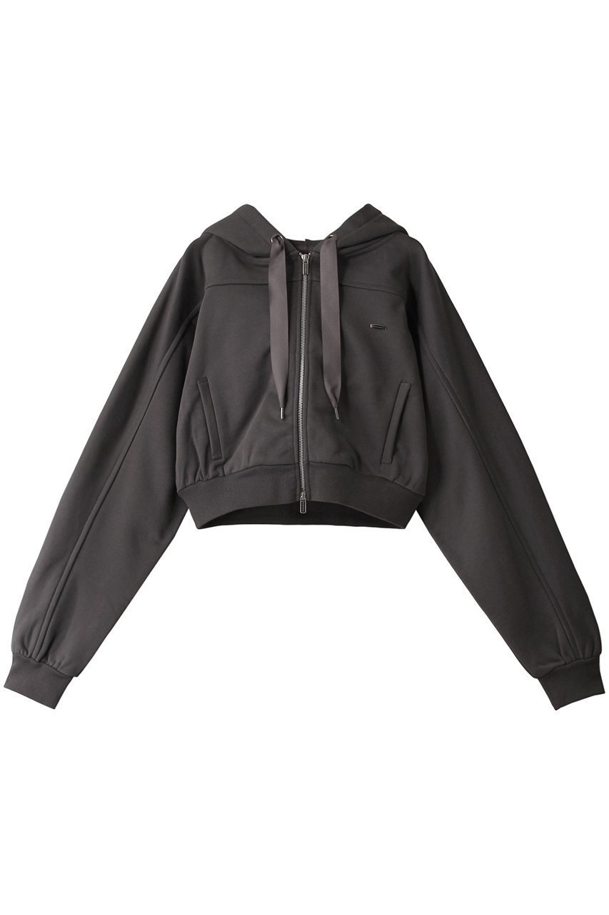 【メゾンスペシャル/MAISON SPECIAL】のフロントジップショートフーディ インテリア・キッズ・メンズ・レディースファッション・服の通販 founy(ファニー) 　ファッション　Fashion　レディースファッション　Fashion for Women　トップス・カットソー　Cut & Sew Tops　シャツ・ブラウス・オフィスカジュアル　Elegant Blouses & Button-Ups　レディースパーカー・カジュアルフーディー　Casual Hoodies & Sweatshirts　ロングTシャツ・Tシャツ　Longline T-Shirts & Tees　スウェット・クルーネックトップス　Sweatshirts & Crewnecks / Relaxed Fit Sweat Tops　カットソー・ベーシックTシャツ　Cut-and-Sewn Tops / Stretch Tees & Basics　コンパクト　Compact, Small Size　ショート　Short, Short Length　スウェット / スエット　Sweatshirt, Sweatwear　バランス　Balance, Style Balance　パーカー　Hoodie, Parka　C.GRY(チャコールグレー)|ID: prp329100004606286 ipo3291000000032849966