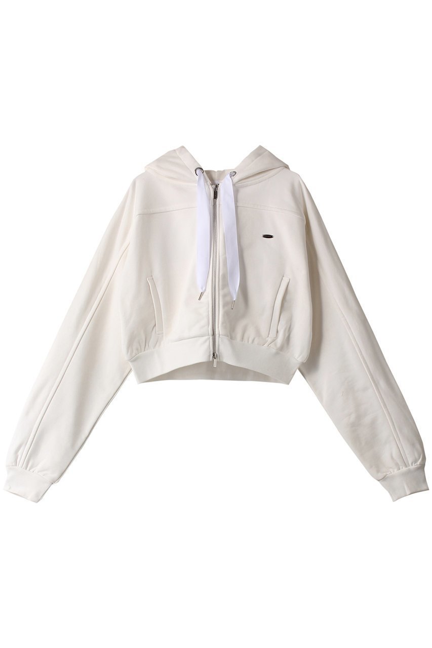 【メゾンスペシャル/MAISON SPECIAL】のフロントジップショートフーディ インテリア・キッズ・メンズ・レディースファッション・服の通販 founy(ファニー) 　ファッション　Fashion　レディースファッション　Fashion for Women　トップス・カットソー　Cut & Sew Tops　シャツ・ブラウス・オフィスカジュアル　Elegant Blouses & Button-Ups　レディースパーカー・カジュアルフーディー　Casual Hoodies & Sweatshirts　ロングTシャツ・Tシャツ　Longline T-Shirts & Tees　スウェット・クルーネックトップス　Sweatshirts & Crewnecks / Relaxed Fit Sweat Tops　カットソー・ベーシックTシャツ　Cut-and-Sewn Tops / Stretch Tees & Basics　コンパクト　Compact, Small Size　ショート　Short, Short Length　スウェット / スエット　Sweatshirt, Sweatwear　バランス　Balance, Style Balance　パーカー　Hoodie, Parka　WHT(ホワイト)|ID: prp329100004606286 ipo3291000000032849978